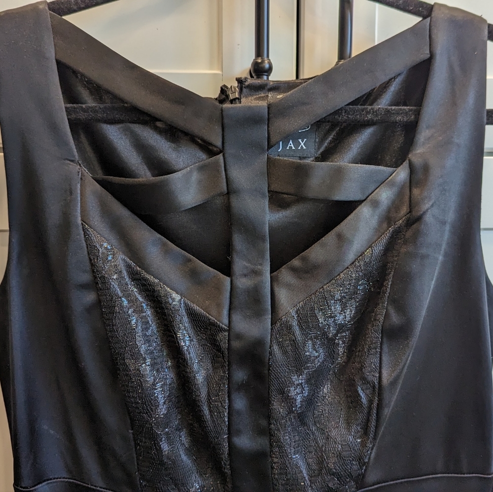Woman's black dress